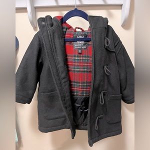 Toddler boy wool dress coat